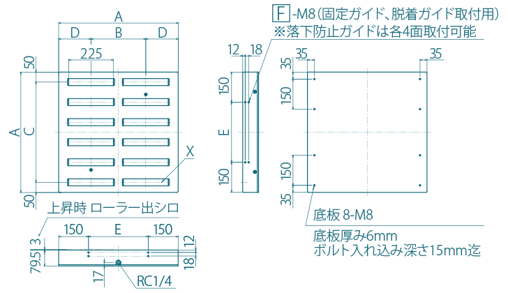 辊道尺寸