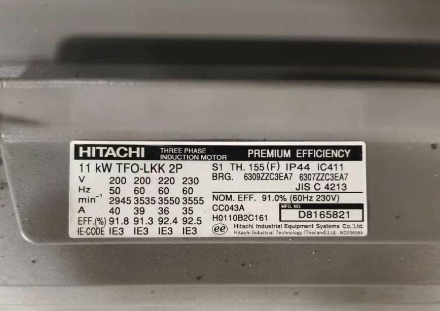 日立电机型号：TFO-LKK-11KW-2P-200V.jpg