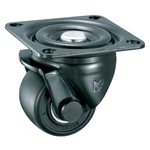 低座超重型活动脚轮（无挡块） K-610J外形图