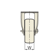図面 No.607HB9 ミドルクラスキャスター 図面 No.607HBHB ミドルクラスキャスター